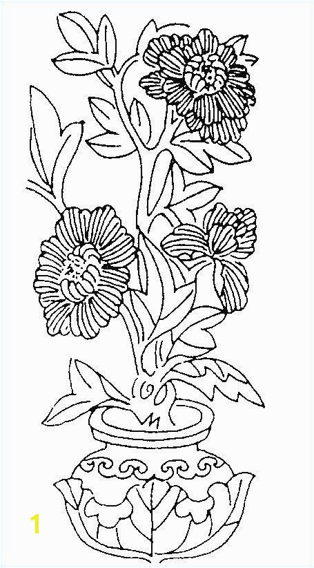 Spring Flowers coloring page printout beautiful cool vases flower vase coloring page pages flowers in a top i