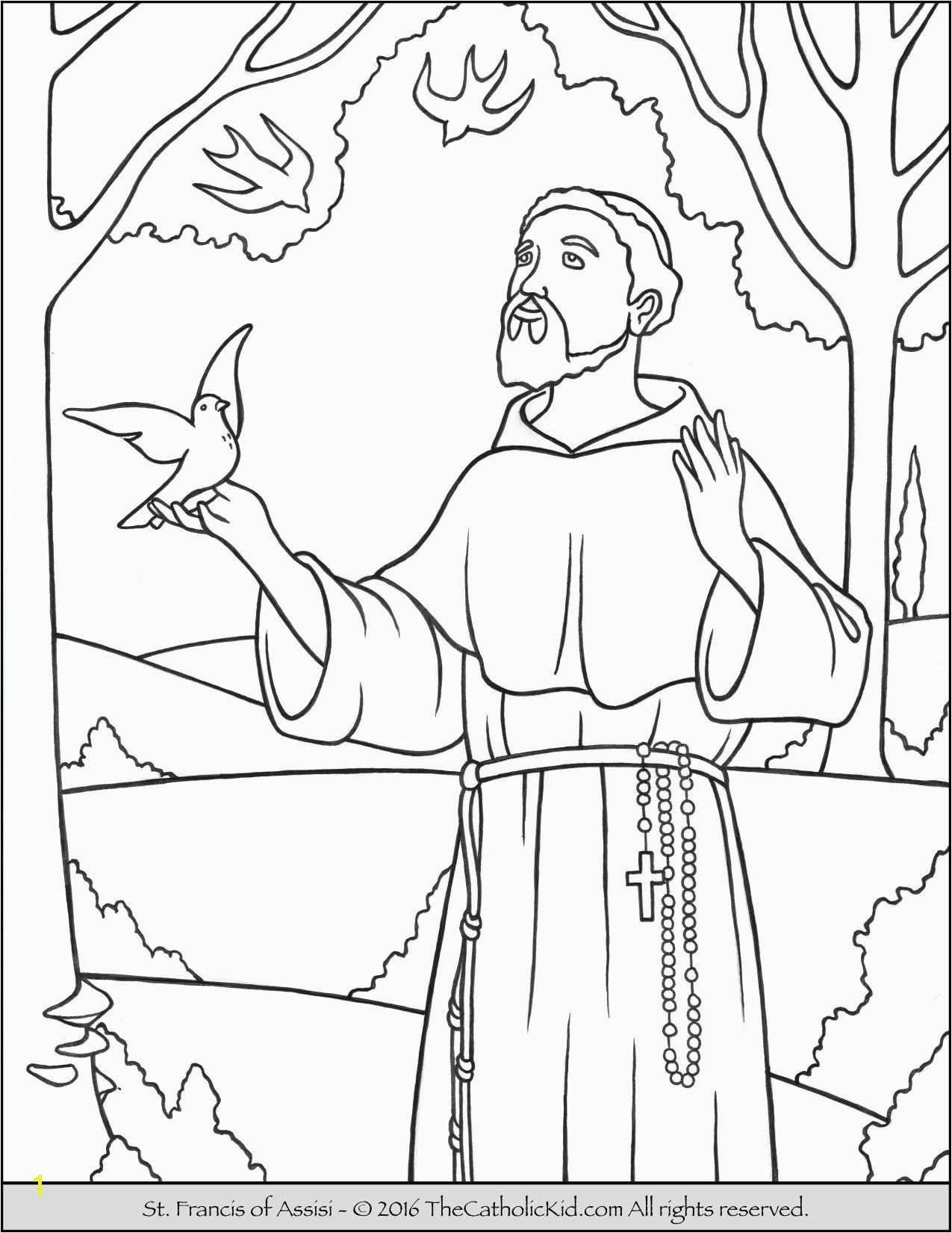 St Francis Of assisi Printable Coloring Page Barbie Coloring Pages Games Free Inspirational Coloring Pages