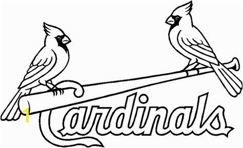 St Louis Cardinals Coloring Pages Coloring Page For Kids