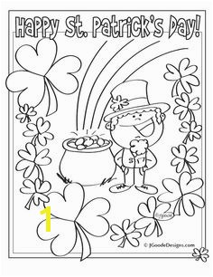 St Patricks Day Leprechaun Lucky Clover and Pot of Gold coloring page Printables for Kids – free word search puzzles coloring pages