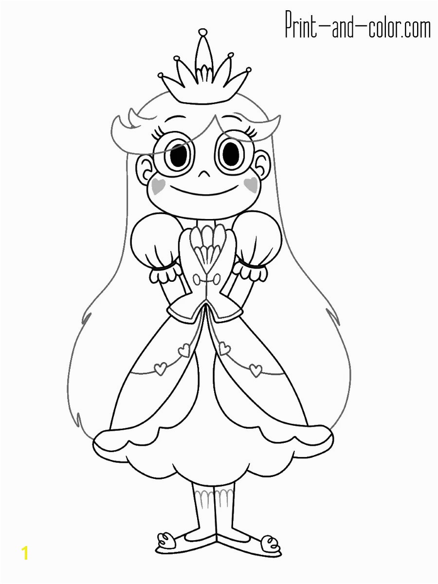 Full Star Vs The Forces Evil Coloring Pages 9