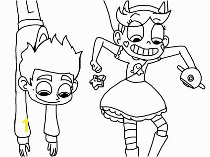 Star vs the forces of evil colouring pages from the theme song I