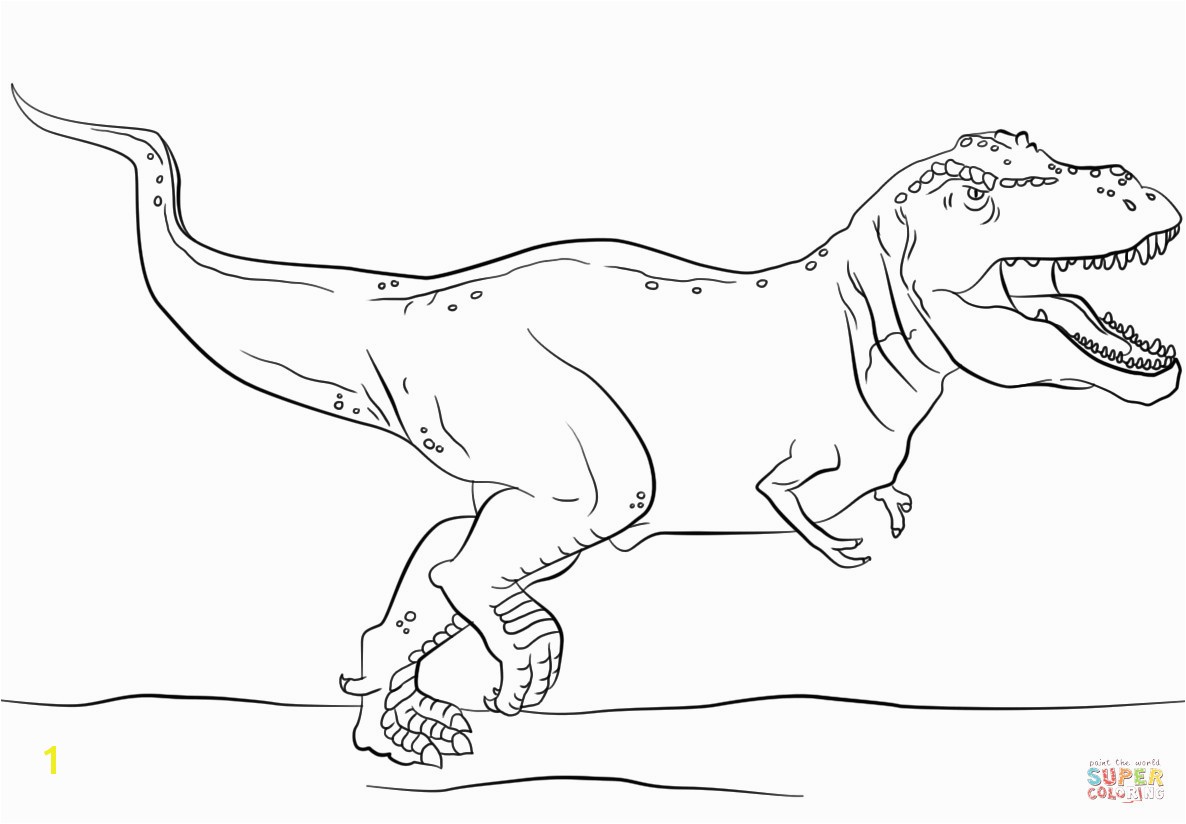 T Rex Coloring Pages Realistic Trex Coloring Pages Nazly