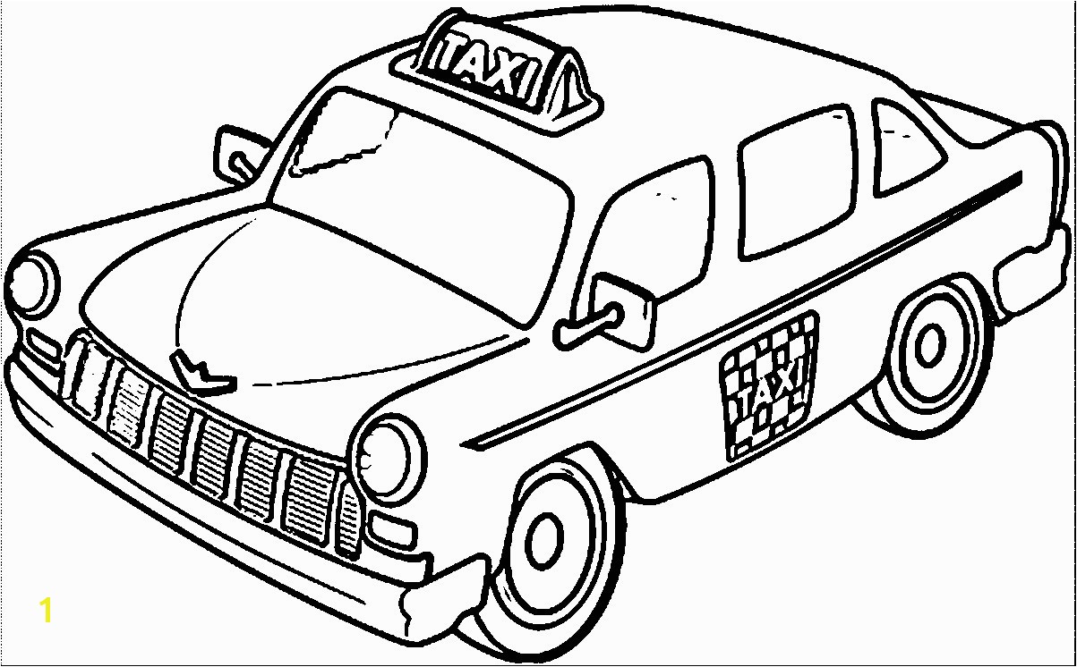 Taxi And Driver Coloring Pages Wecoloringpage Endearing Enchanting Page