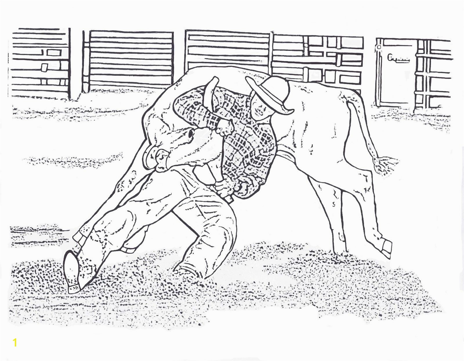Team Roping Coloring Pages Rodeo Horse Coloring Pages Vbs Ideas Pinterest