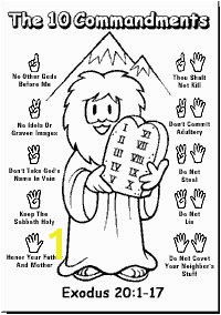 Ten Commandments Coloring Pages Catholic 45 Best Bible Lesson 10 Mandments Images On Pinterest In 2018