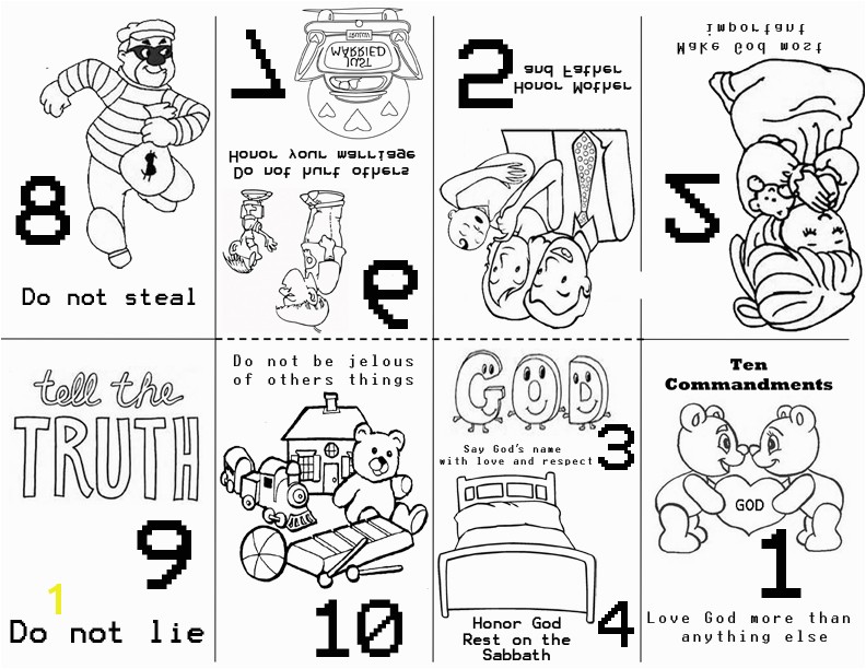 10 mandments coloring sheet 10 mandments activity sheets free printable ten mandments coloring pages wolf