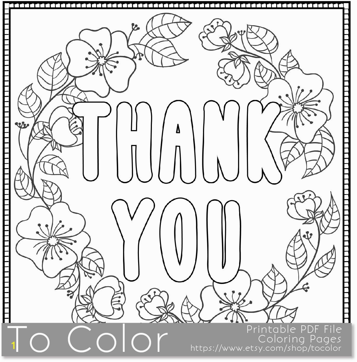 Thank You Coloring Sheets Elegant Thank You Coloring Page For Grown Ups This Is A Printable