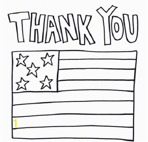 Thank You Coloring Page Thank You Military Coloring Pages