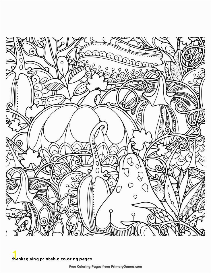 27 Thanksgiving Printable Coloring Pages
