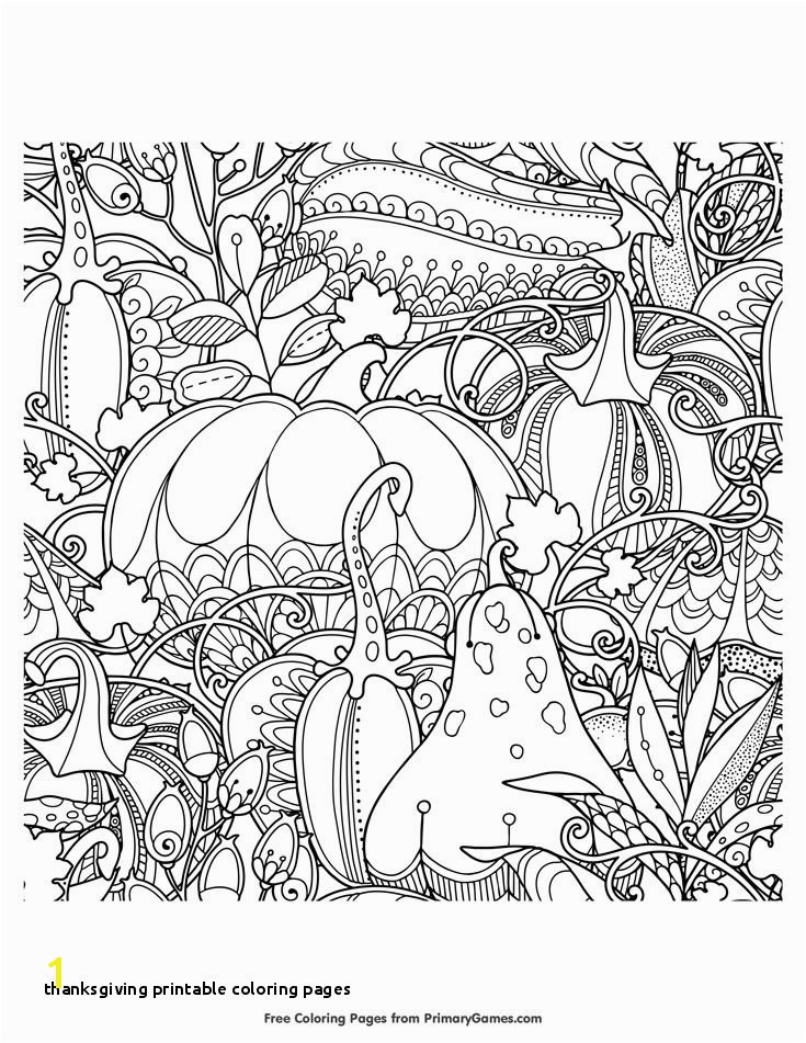 27 Thanksgiving Printable Coloring Pages