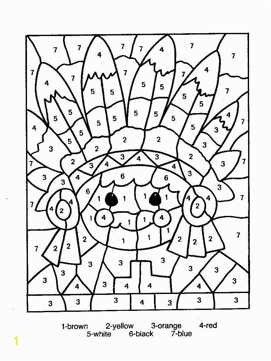 Color by Numbers Page Print your free Color by Numbers page at AllKidsNetwork