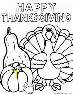 Free Happy Thanksgiving Coloring Pages Printable Turkey Coloring