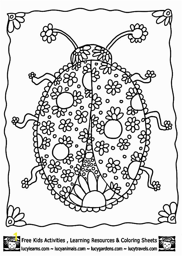 Ladybug Coloring Page Free Lovely Detailed Coloring Pages for Adults Ladybug Coloring Page Free Fresh