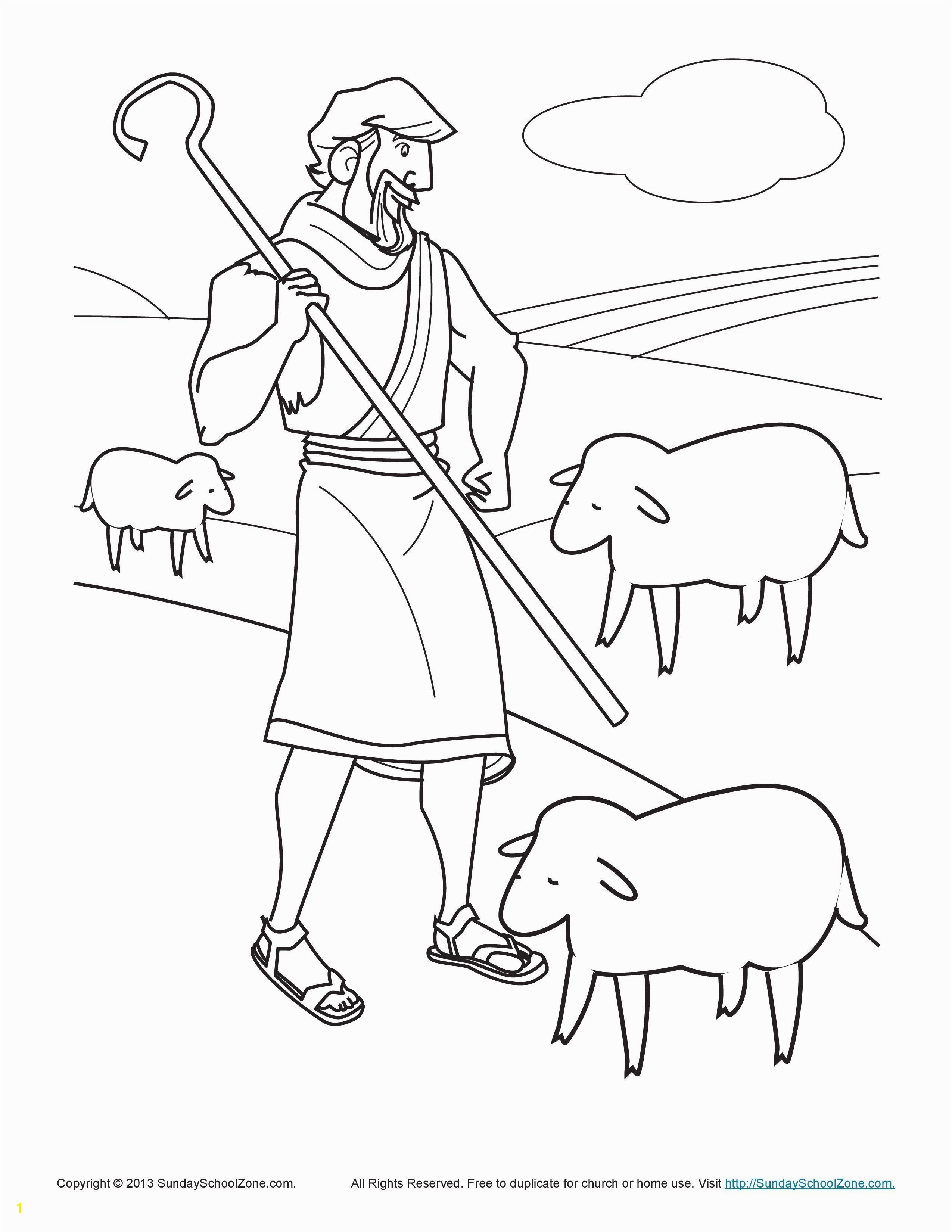 The Lost Sheep Coloring Page Jesus and the Lost Sheep Coloring Page Lost Sheep Coloring Page New