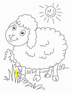 The Lost Sheep Coloring Page Sheep Printable Coloring Pages Patterns Pinterest