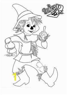 The Wizard of Oz Scarecrow from the Wizard of Oz Coloring Page