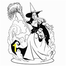 Wicked Witch The East Coloring Pages