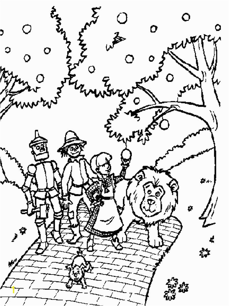 Wizard Oz Coloring Pages New Advice Wizard Oz to Color Coloring Pages 3656 20