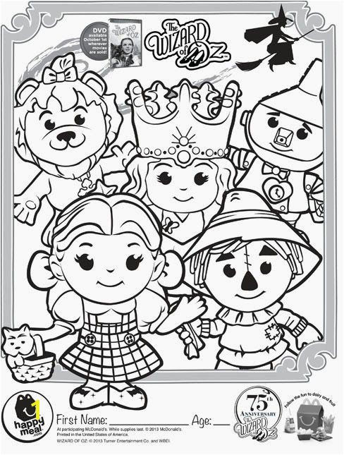 Wizard of Oz mercial and to coloring pages and activity