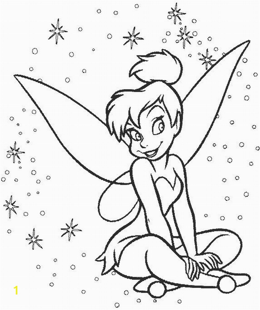 Tinkerbell Color Pages Awesome Coloring Pages Disney Tinkerbell