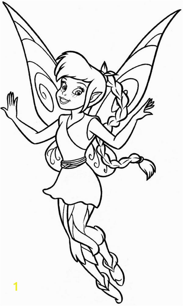 Disney Fairies Lovely Fawn from Disney Fairies Coloring Page