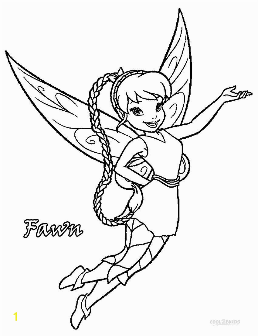 Printable Disney Fairies Coloring Pages For Kids