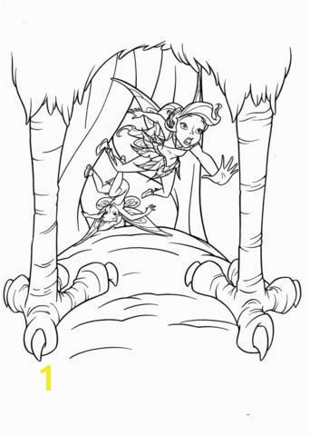 Vidia Is In The Danger Coloring page Tinkerbell