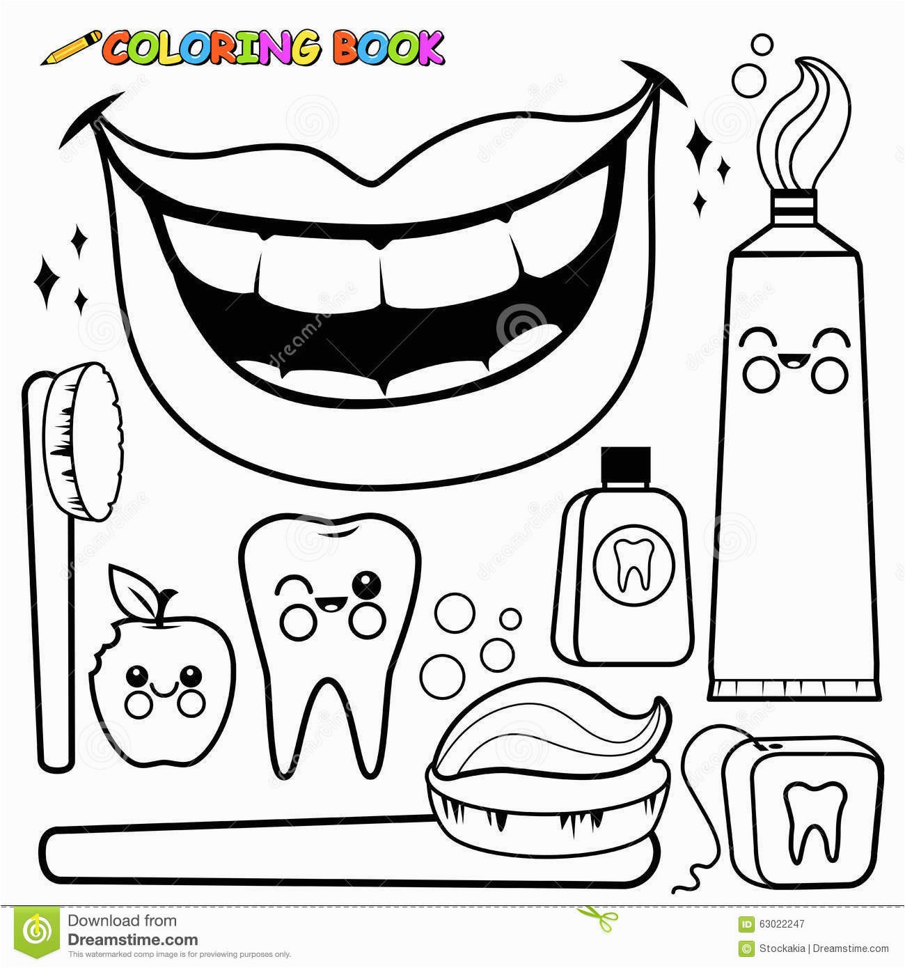 Opportunities Braces Coloring Pages Dentist And Kid Dental Page Dinosaur Teeth