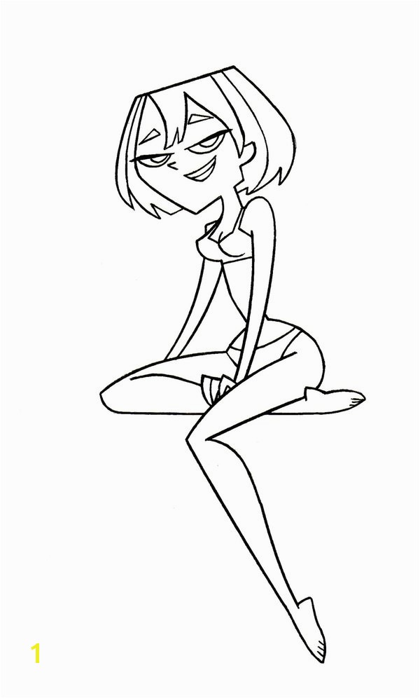 Total Drama Island Colouring Pages Free Download