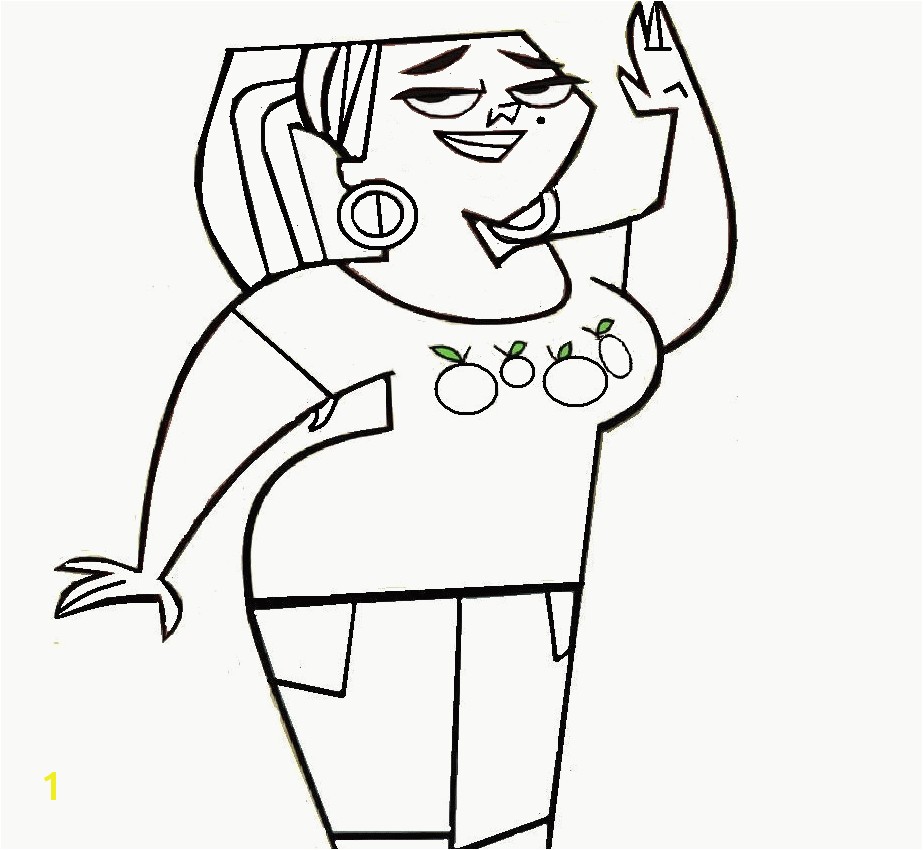 Total Drama Action Coloring Pages total Drama island Coloring Pages Coloring Home