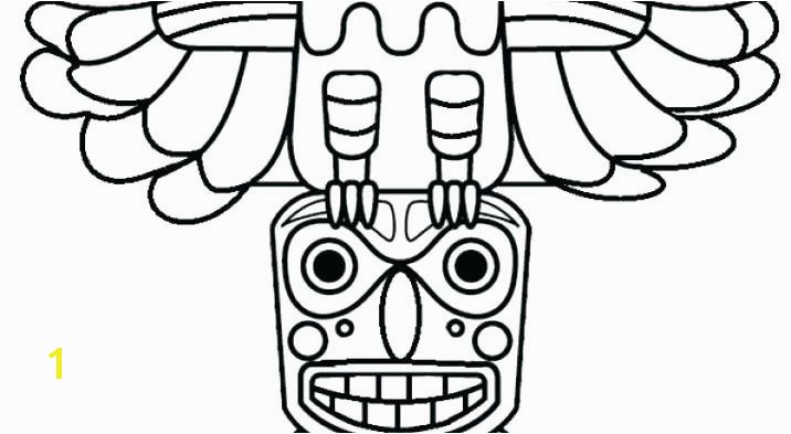 Totem Pole Faces Coloring Pages Unique Coloring Pages Line to Print Native Animal Symbols and Zodiac