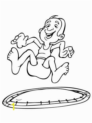 American Girl Doll Coloring Book Printable Unique Funny Jumping Trampoline Coloring Page