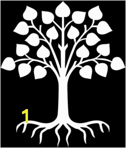 252x297 Tree With Rootswhite Clip Art