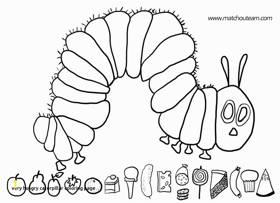 Hungry Caterpillar Coloring Pages Caterpillar Coloring Page Lovely Very Hungry Caterpillar Activities