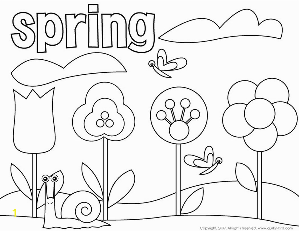 Imagination Color Sheets For Spring Coloring Ethicstech Org