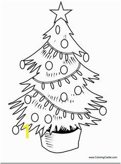 113 Free Printable Christmas Tree Coloring Pages
