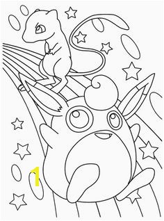 Pokemon coloring page of Wigglytuff and Mew Kiernen s Birthday Party Ideas Pinterest