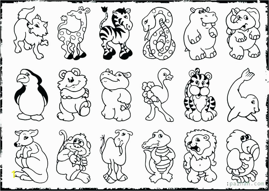 Wild Animals Coloring Pages Pdf forest Animal Coloring Pages Printable forest Animal Coloring Pages