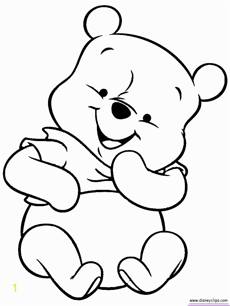 Winnie the Pooh Characters Coloring Pages Baby Pooh Bear Coloring Pages Google Search