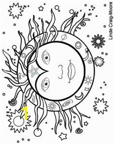 Litha Sun coloring page