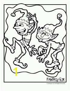 christmas elf coloring pg 4 231x300 Christmas Elf Coloring Pages