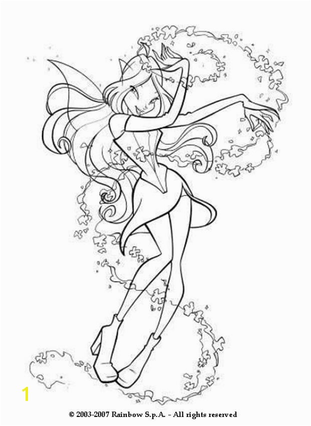 Winx Club fairy Winx Club fairy Coloring page