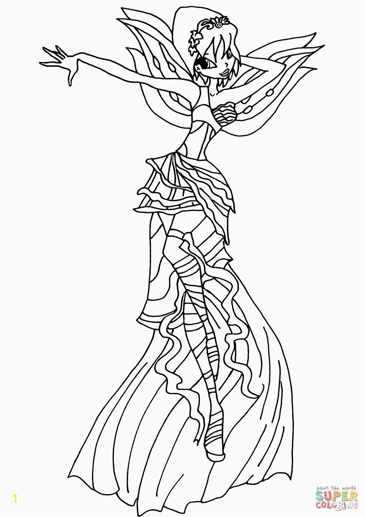 Winx Club Coloring Pages Best Tecna Winx Club Coloring Pages for Girls Elegant Winx Club