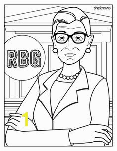 This Ruth Bader Ginsburg Coloring Book Is 9 Printable Pages of Pure Magic