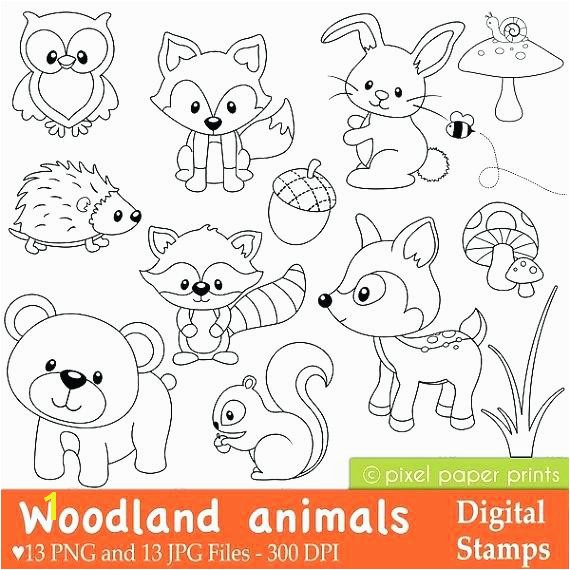 woodland creatures coloring pages woodland animals coloring pages like this item woodland forest animals coloring pages