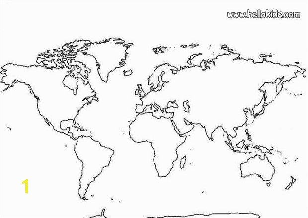 World Map Coloring Page Online World Map Coloring Pages Hellokids