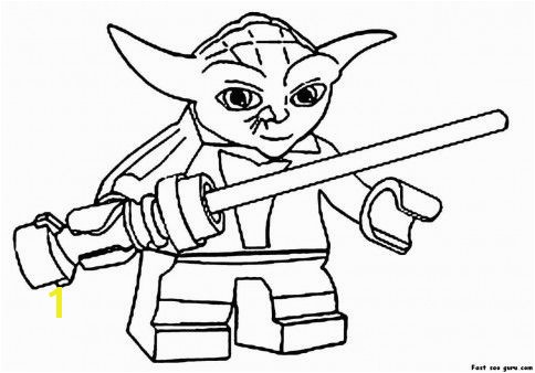 Print out Lego Star Wars Yoda Coloring Pages Printable Coloring Pages For Kids