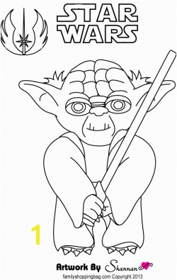 Yoda Coloring Pages