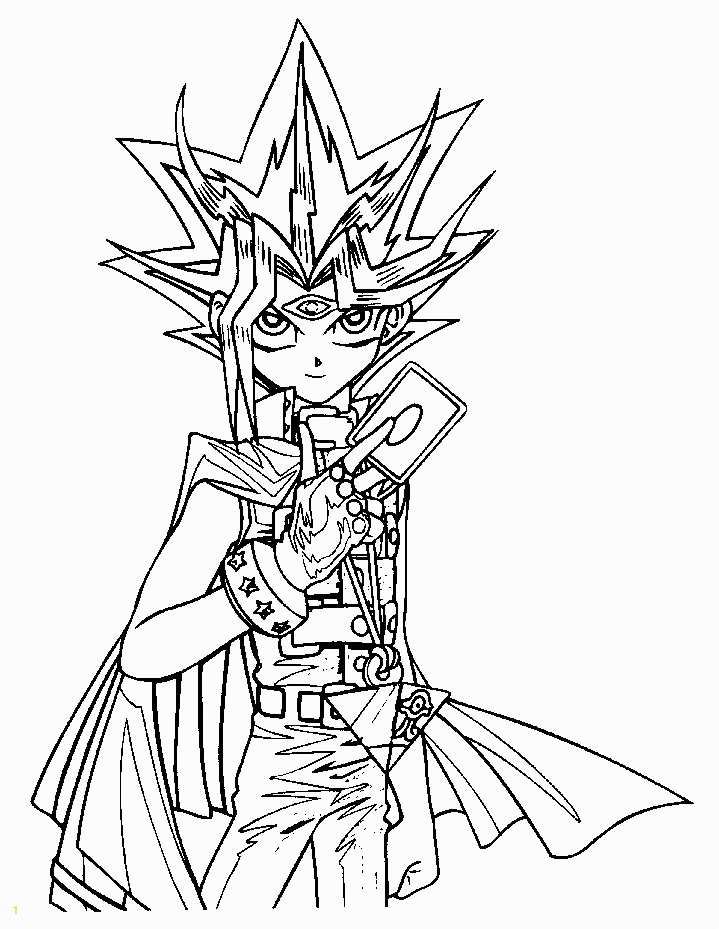 Yu Gi Oh Coloring Page